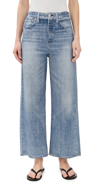 rag & bone Miramar Andi Wide Leg Pants Scarlet