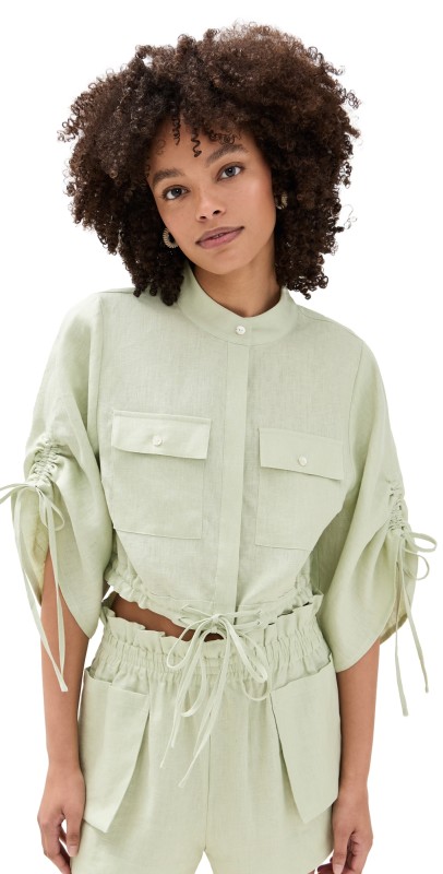 HEVRON Eva Top Celadon