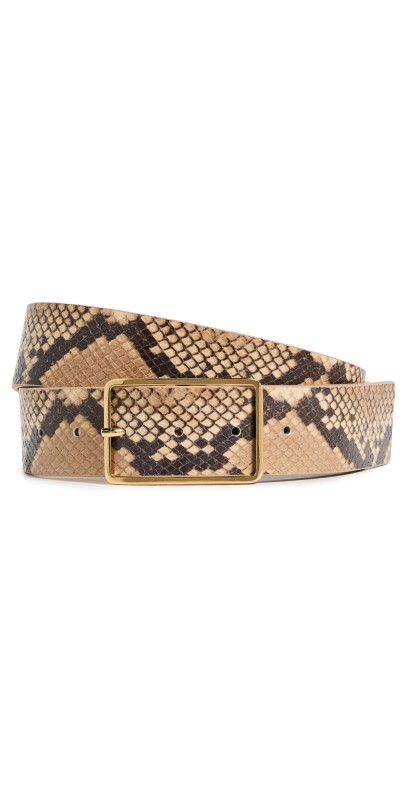 B-Low The Belt Milla Python Belt Camel/Gold