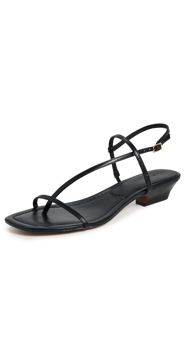 Madewell Tonio Strappy Sandals True Black