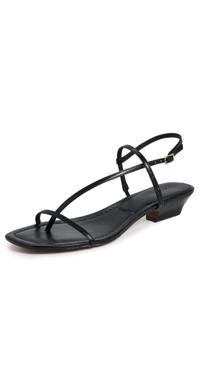 Madewell Tonio Strappy Sandals True Black