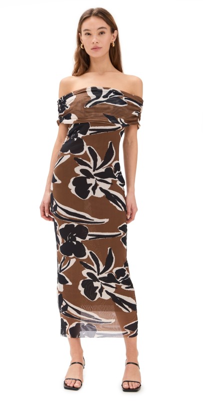 Cleobella Cordelia Ankle Dress Smoked Clover