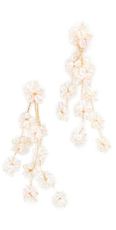 SHASHI Hawthorne Earrings Pearl