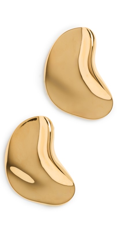 Galley Los Angeles Potato Chip Earrings Gold