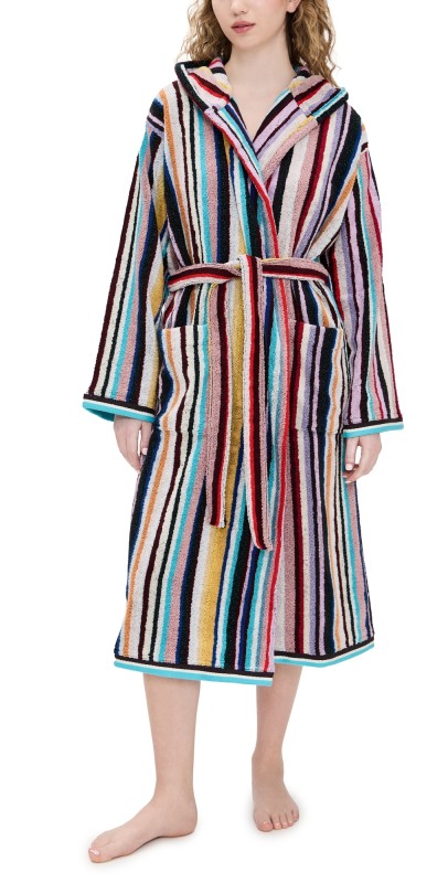 Missoni Chandler Hooded Bathrobe Multicolor