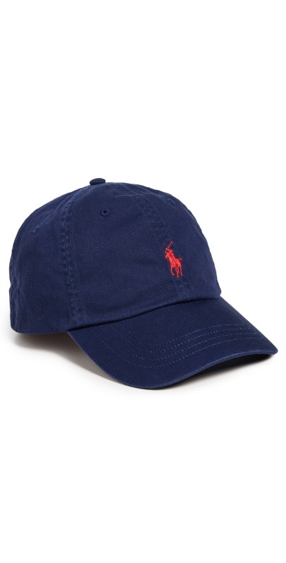 Polo Ralph Lauren Twill Classic Sport Cap Newport Navy/RL2000 Red