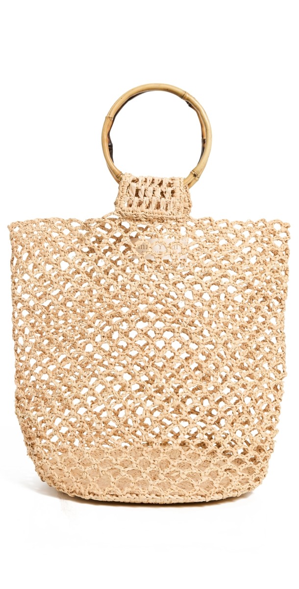 Mar Y Sol Willow Bucket Bag N-Natural