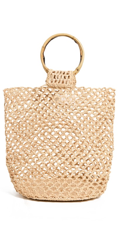 Mar Y Sol Willow Bucket Bag N-Natural