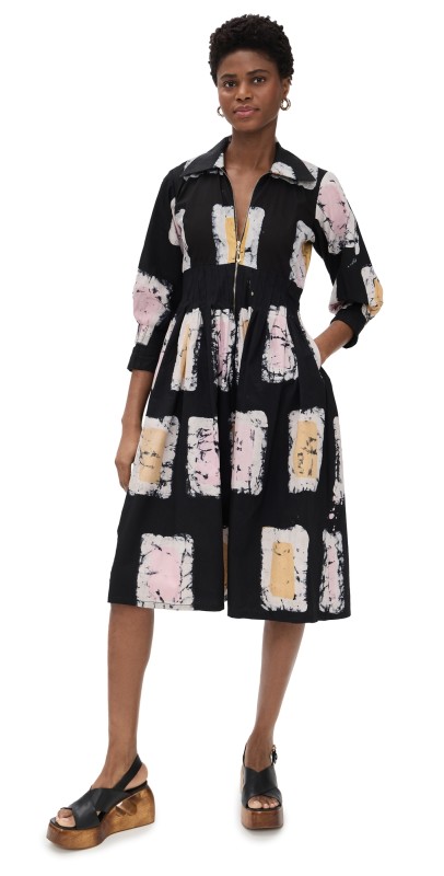 Busayo Yewande Dress Black-Multi