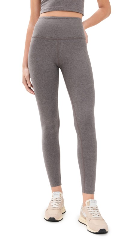 Beyond Yoga Spacedye Caught in the Midi HW Leggings Soft Umber Heather