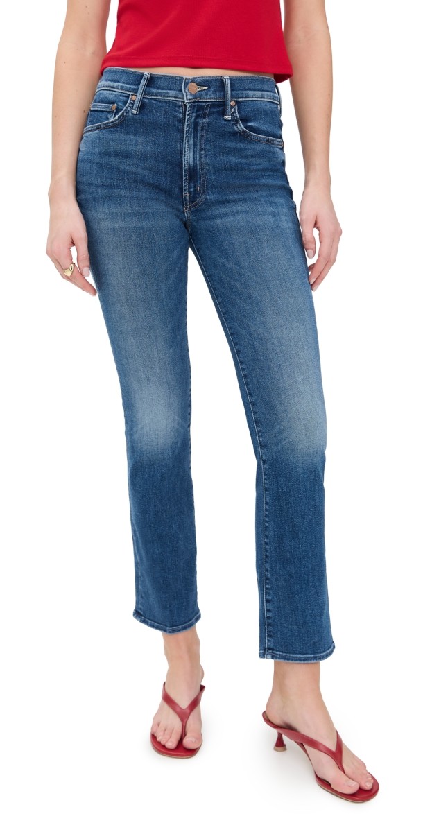 MOTHER The Insider Flood Jeans Over The Top