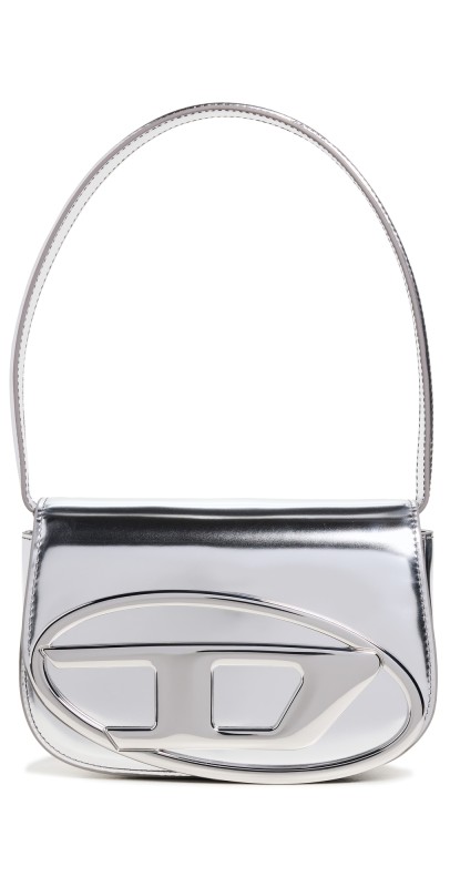 Diesel 1DR Shoulder Bag Silver