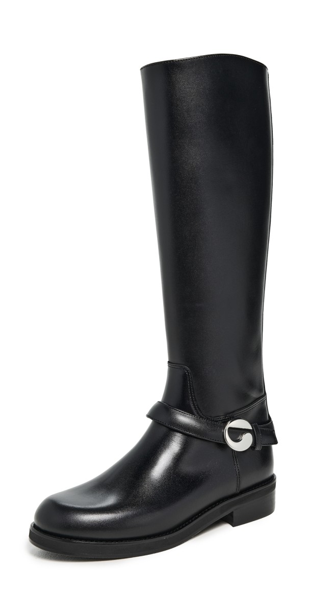 Coperni Belt Cavalier Boots Black