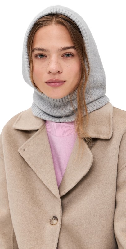 LISA YANG Astri Cashmere Balaclava Dove Gray
