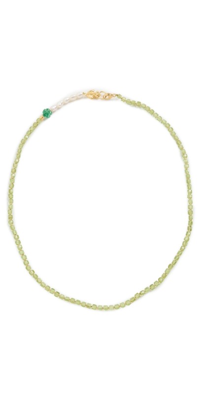 Chan Luu Lottie Necklace Peridot Mix