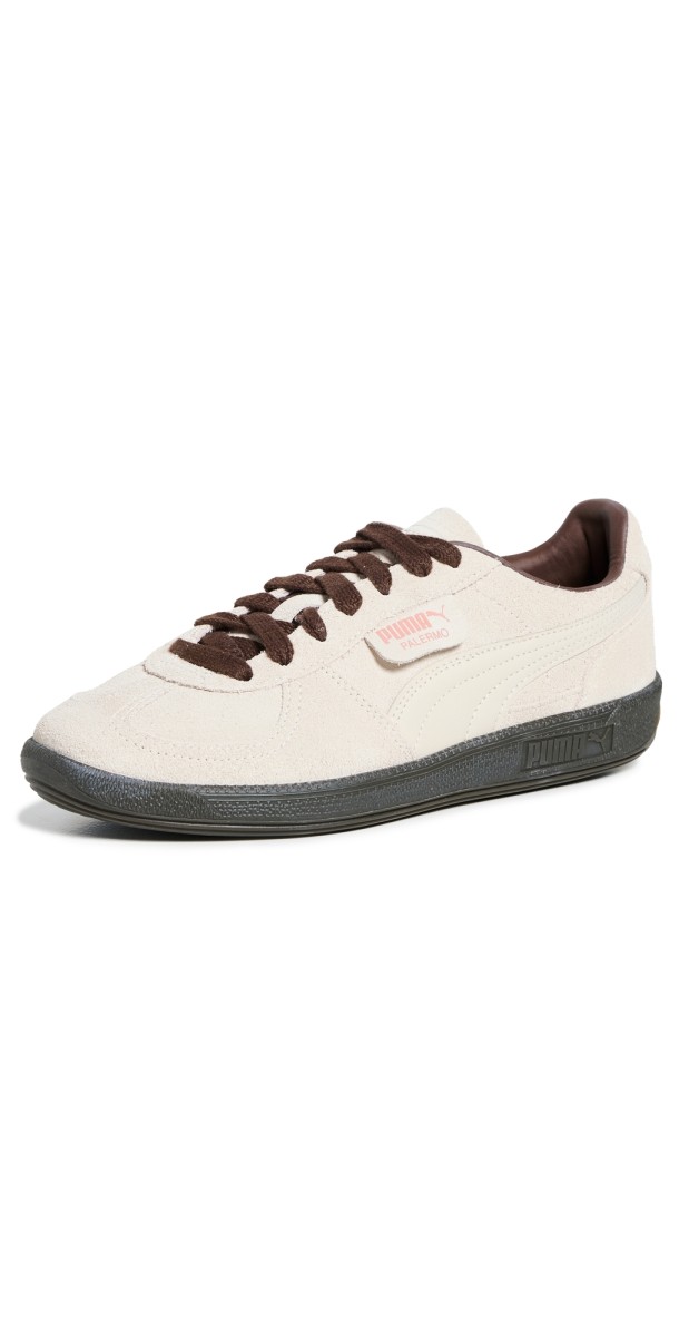 PUMA Palermo Women's Sneakers Alpine Snow/Espresso Brown/Gum