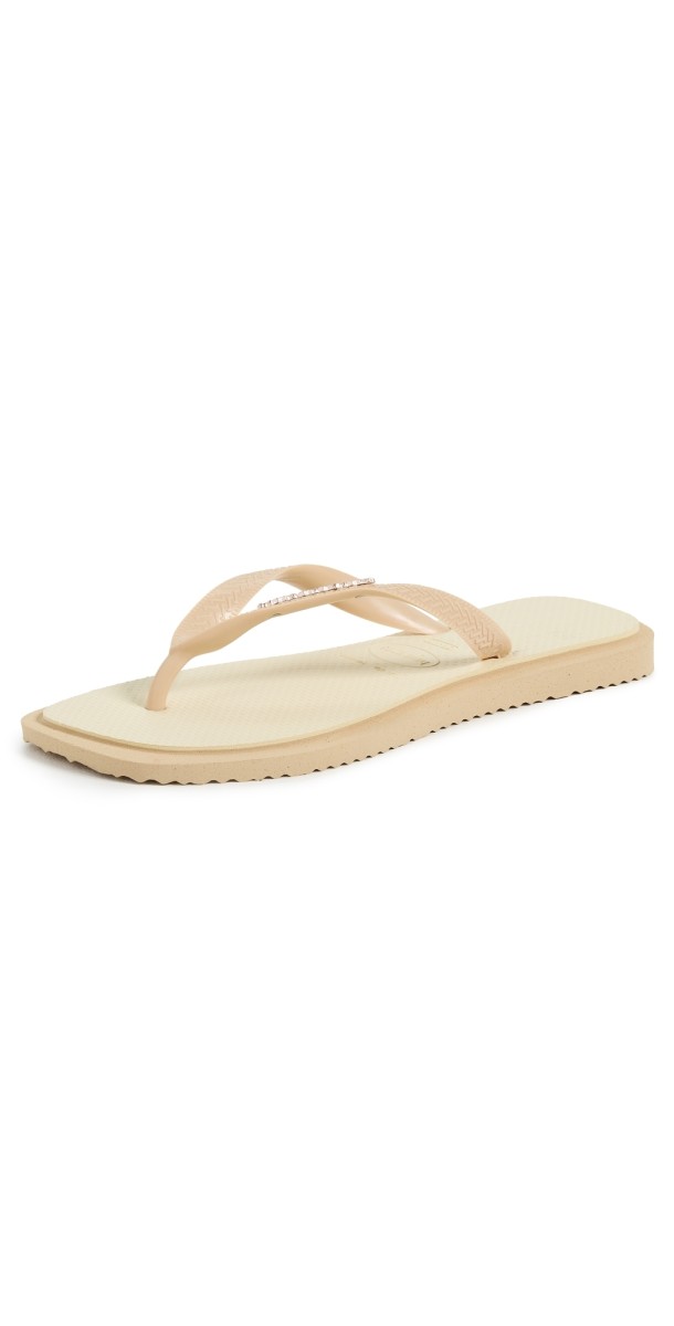 Havaianas Top Square Fusion Flip Flops Golden
