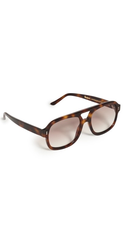 Illesteva Memphis Havana Sunglasses Havana w/ Taupe Gradient