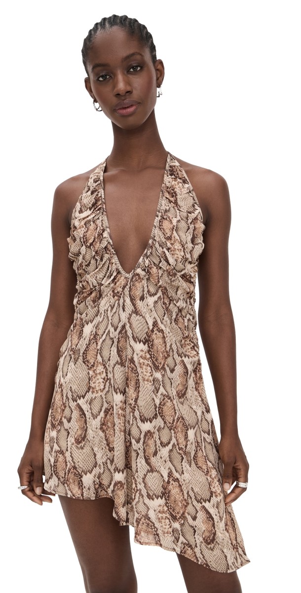 AFRM Sabrina Dress Sand Snake
