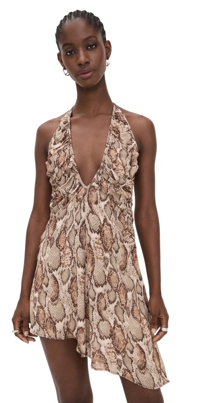 AFRM Sabrina Dress Sand Snake