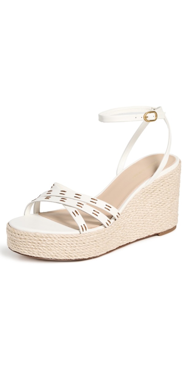 Veronica Beard Philene Espadrilles Coconut
