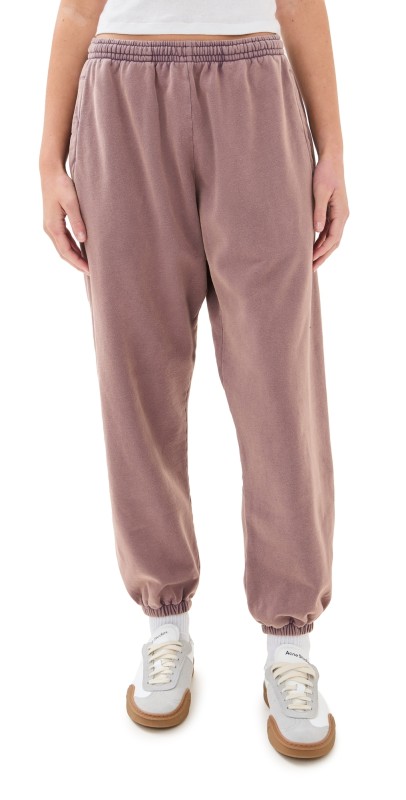 Acne Studios Relaxed Fit Sweatpants Plum Purple