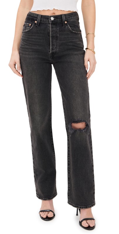 Levi's Ribcage Full Length Jeans Broken Sunset