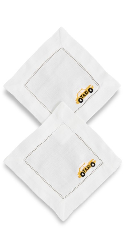 Abbode Taxi Napkins Whit
