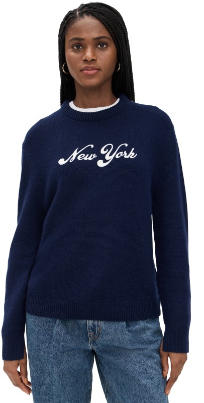 KULE The New York V Sweater Navy