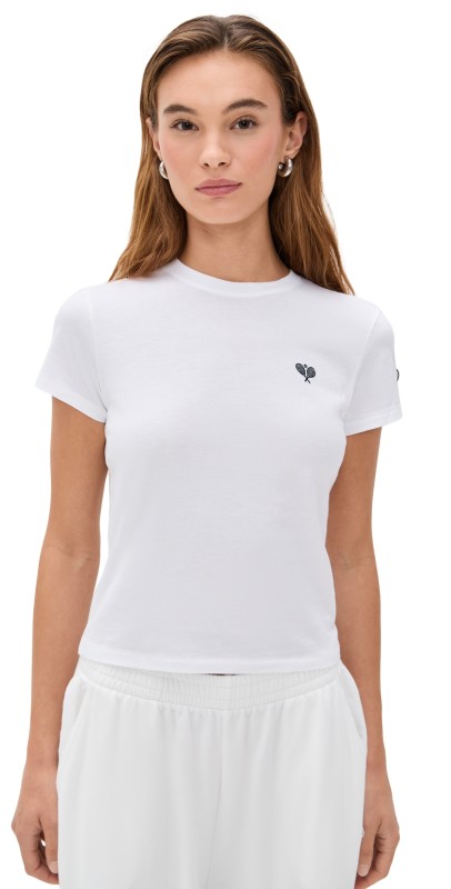 FRAME The Tennis Tee White