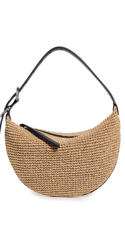 rag & bone Mercer Small Hobo Bag Natural