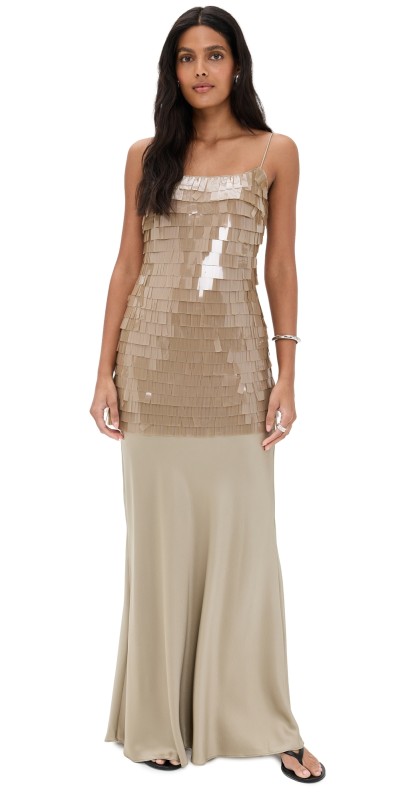 STAUD Mesa Dress Riverstone