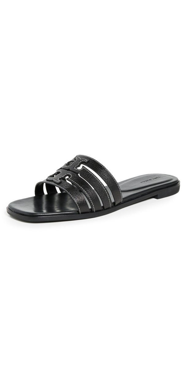 Tory Burch Ines Cage Slides Perfect Black / Perfect Black