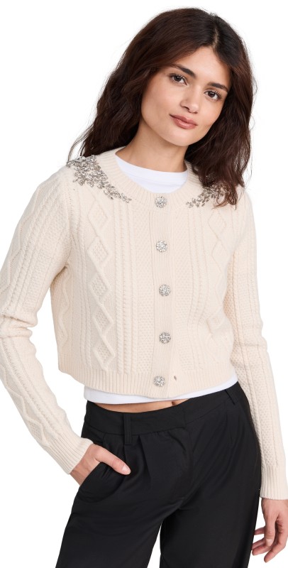 ba & sh Oillo Cardigan Ecru