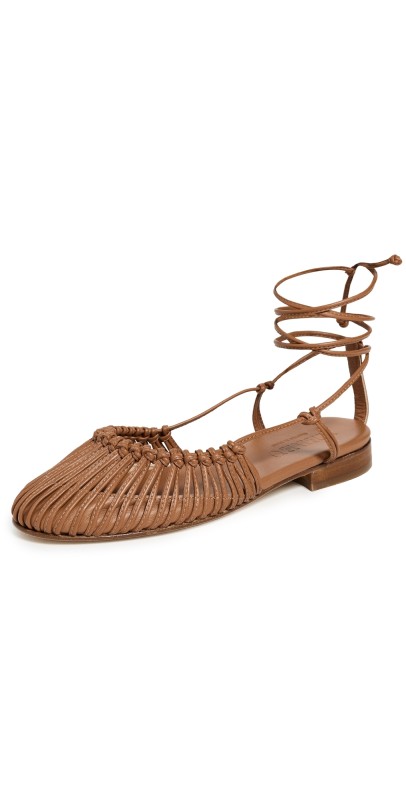 Hereu Mantera Flats Tan