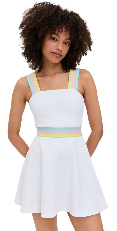 Beach Riot Miriam Dress Rose Blush Colorblock