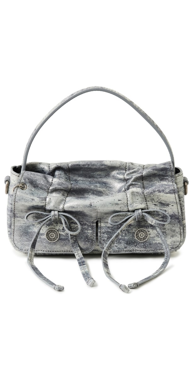 Acne Studios Multipocket Micro Crossbody Dirty Snow Bag Grey