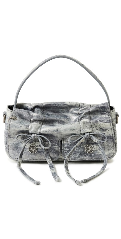 Acne Studios Multipocket Micro Crossbody Dirty Snow Bag Grey