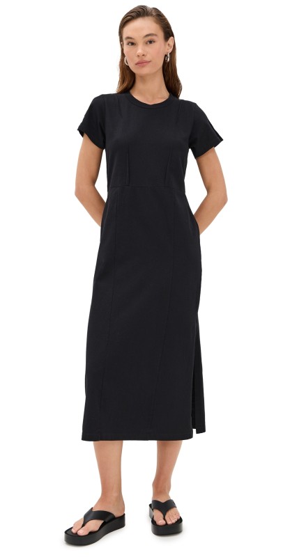 MM6 Maison Margiela Midi Dress Black