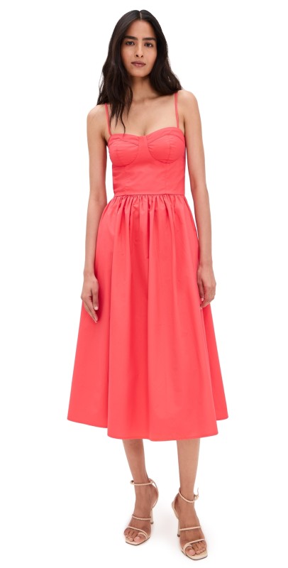 LE BOP Paige Bustier Dress White