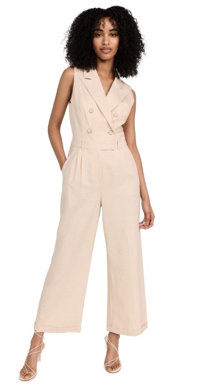 PAIGE Arcana Jumpsuit Ecru