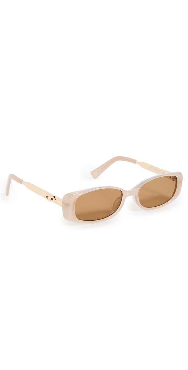 Le Specs Lil Starlight Sunglasses 2552115 Oatmeal Tan Tint