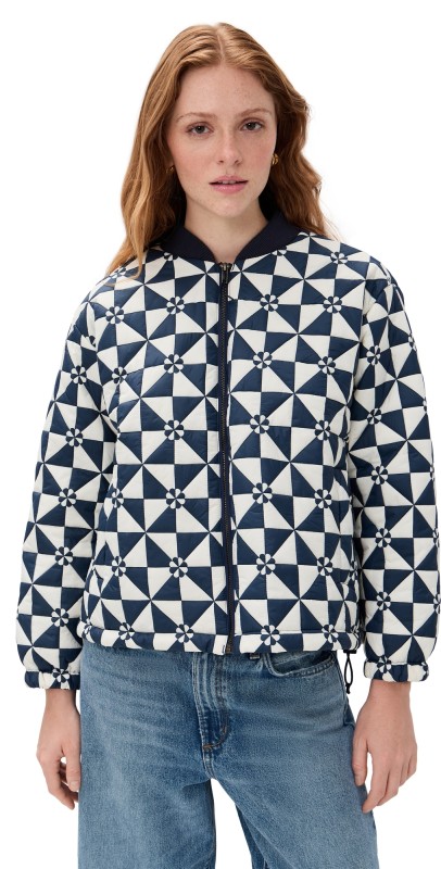 THE GREAT Outdoors The Alps Puffer Jacket Quilted Vintage Navy