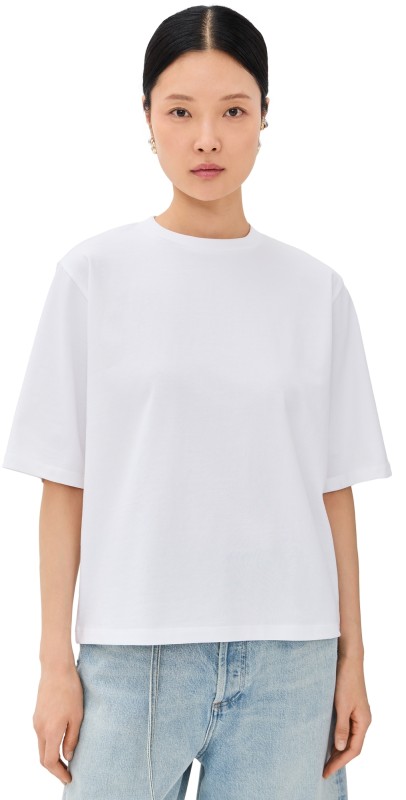 Róhe Oversized Cotton T-Shirt Optic White