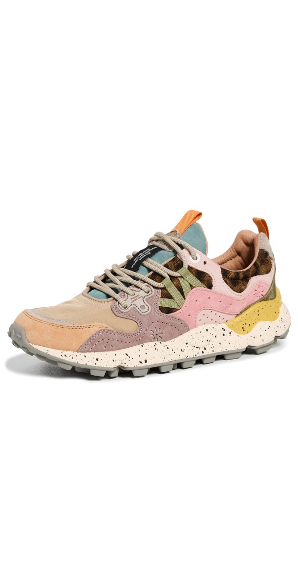 Flower Mountain Yamano 3 Sneakers Light Mustard Grey