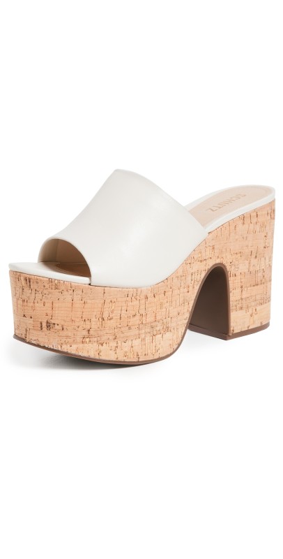 Schutz Dalle Cutout Sandals Pearl