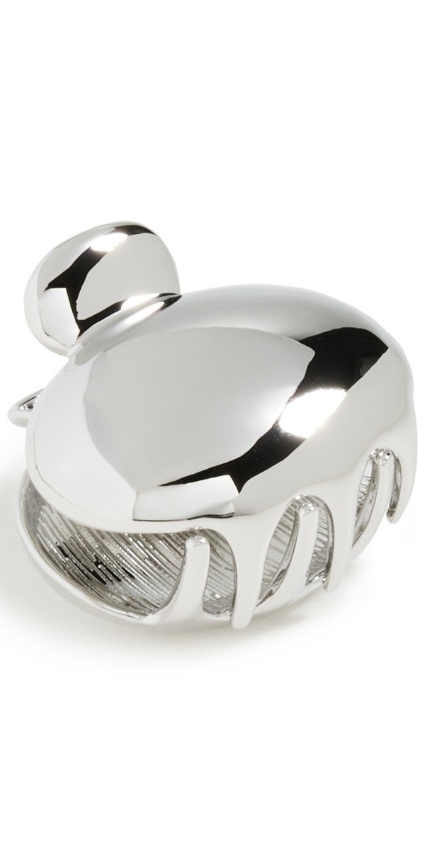 LELET NY Tess Claw Clip Rhodium