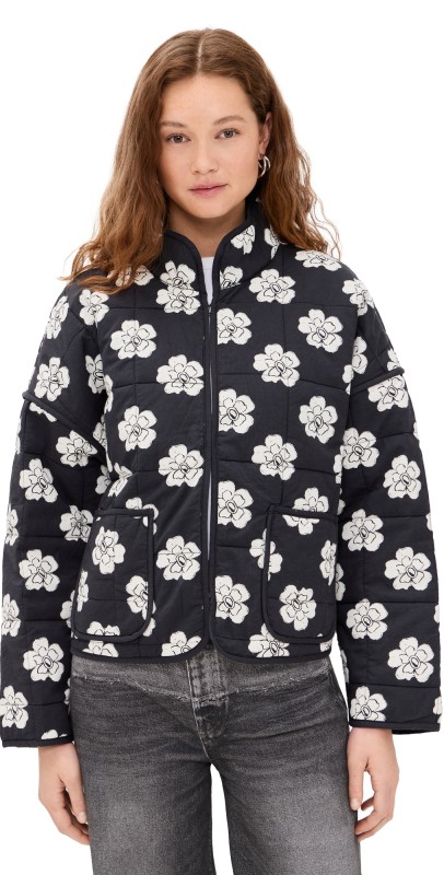 Free People Chloe Jacket Night Blooms