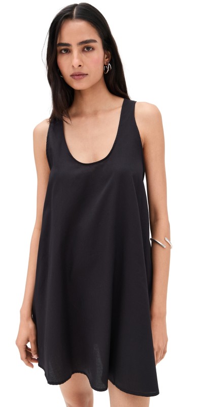 Leset Yoko Mini Tank Dress Black