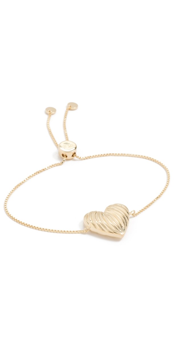 Jennifer Zeuner Jewelry Luba Bracelet 14k Yellow Gold Plated Silver